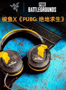 Razer雷蛇梭鱼X 2.4G+蓝牙PUBG绝地求生吃鸡手机电脑游戏无线耳机