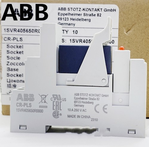 全新ABB CR-P024DC2  8A 8脚 继电器 CR-PLS 导轨底座