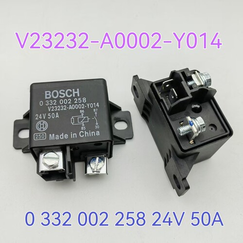 V23232-E0002-Y014汽车挖掘机继电器0332002258 0 332 002 25824V