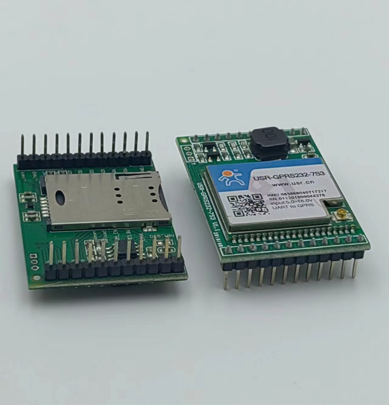 嵌入式GPRS模块 无线数据透传模块UART转GPRS USR-GPRS232-7S3