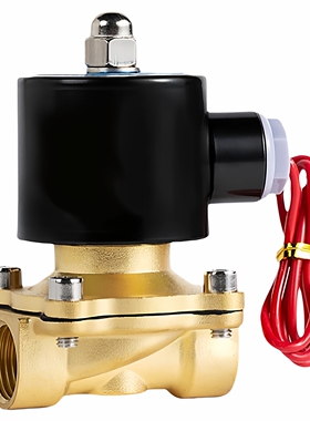 纯铜常闭电磁阀6分220v电动开关阀DN20货车淋水dc24v电磁控制阀