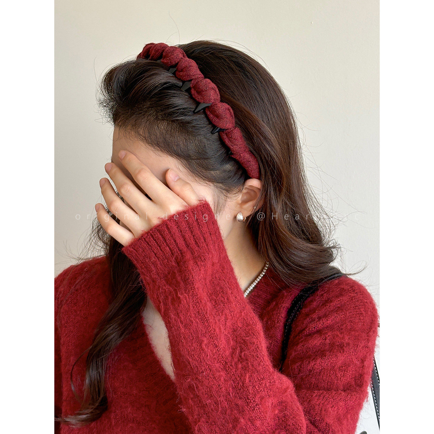 复古毛线缠绕带齿发箍女2026新款高颅顶头箍洗脸压发日常外戴发饰,饰品/流行首饰/时尚饰品新,发饰,淘宝优惠券,粉丝福利购,淘宝优惠卷