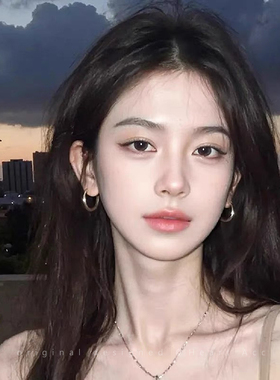 ins银色圈圈耳环女2025新款爆款耳钉小众轻奢高级感素圈耳圈耳饰