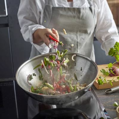 比利时demeyere中式煎炒锅apollo