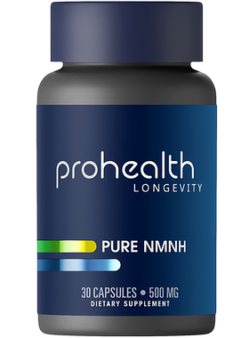 美国ProHealth新产品纯NMNH 500mg 30粒胶囊效果更持久稳定
