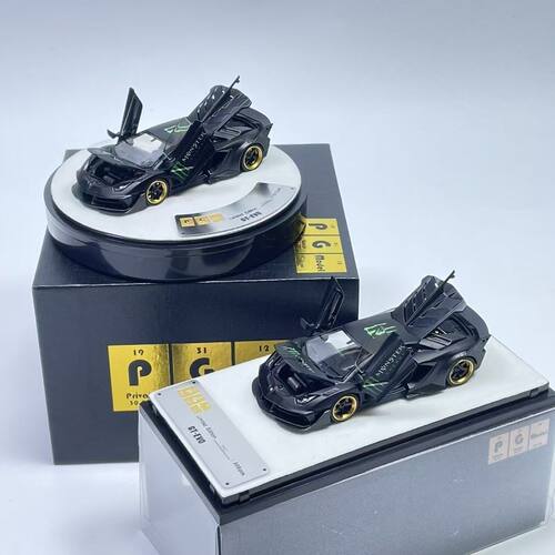 现货 PGM 1:64 兰博基尼 LP700 GT EVO 黑鬼爪 合金全开收藏模型