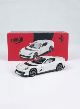 BBR车模1:64合金Ferrari 812 Competizione Bianco Avus 汽车模型