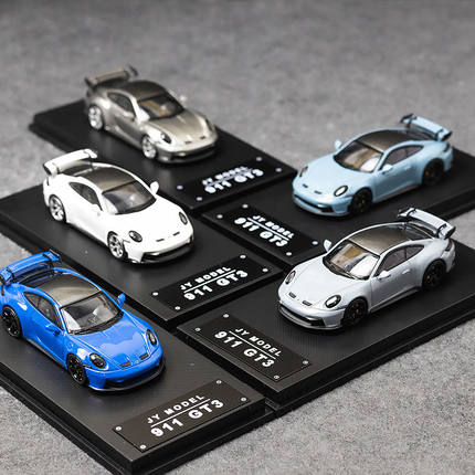 匠艺 1:64 保时捷 911 GT3 仿真合金汽车模型静态收藏MJ