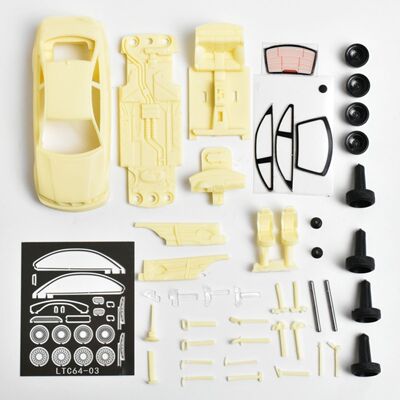 build drive 1:64 宝马BMW E46 M3 树脂汽车模型 拼装 手工 民用