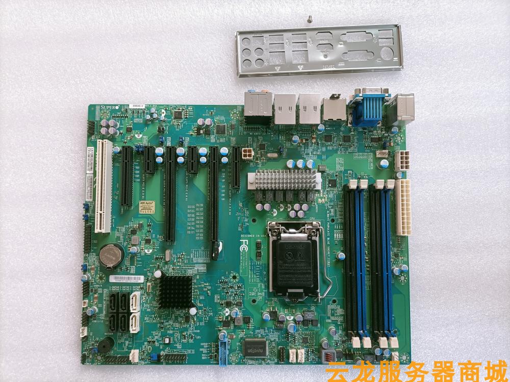 原装SUPER/超微X9SAE-V单路1155针服务器主板 支持E3 CPU全新成色