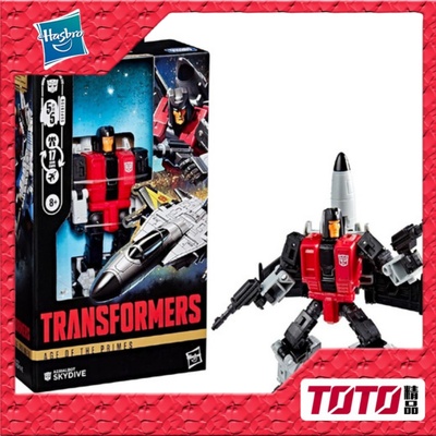 孩之宝 变形金刚玩具 领袖纪元天尊世代 大无畏D级 俯冲