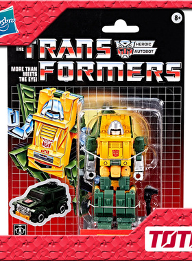 孩之宝 变形金刚玩具 G1复古挂卡 玩具色 D级 大汉