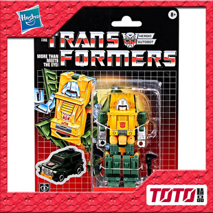 孩之宝 变形金刚玩具 G1复古挂卡 玩具色 D级 大汉