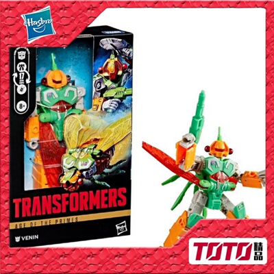 孩之宝 变形金刚玩具 领袖纪元天尊世代 D级 毒液 G1高级昆虫 3C