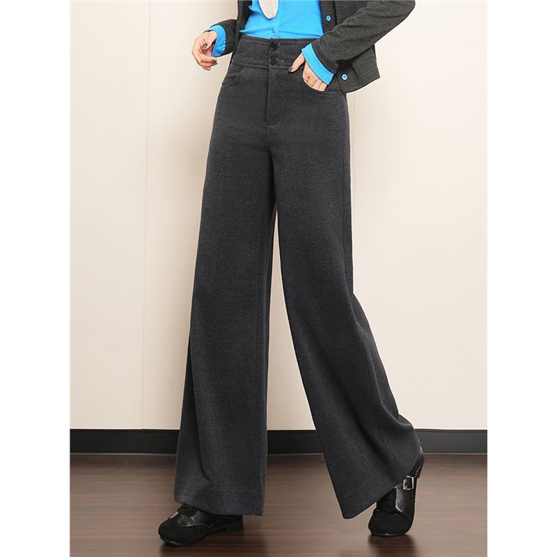 阔腿裤休闲女裤春秋款2025新款女士裤子宽松慵懒风显瘦直筒长裤