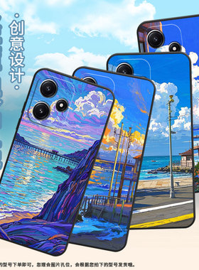 适用小米pocom7pro手机壳m4耐磨21091116ag轻薄xiaomipocom5s蓝色天空m6防摔23076pc4bi个性m6plus保护套