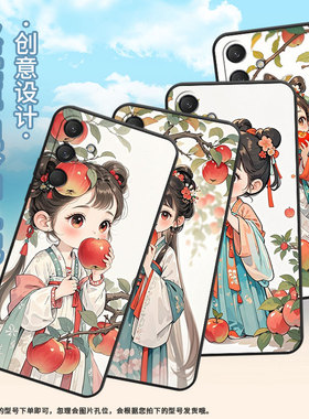 适用三星M55手机壳M32/M62全包边SM-M346B保护套摘苹果女孩SamsungM40s个性M52潮流SM-M546B防摔M60s软壳