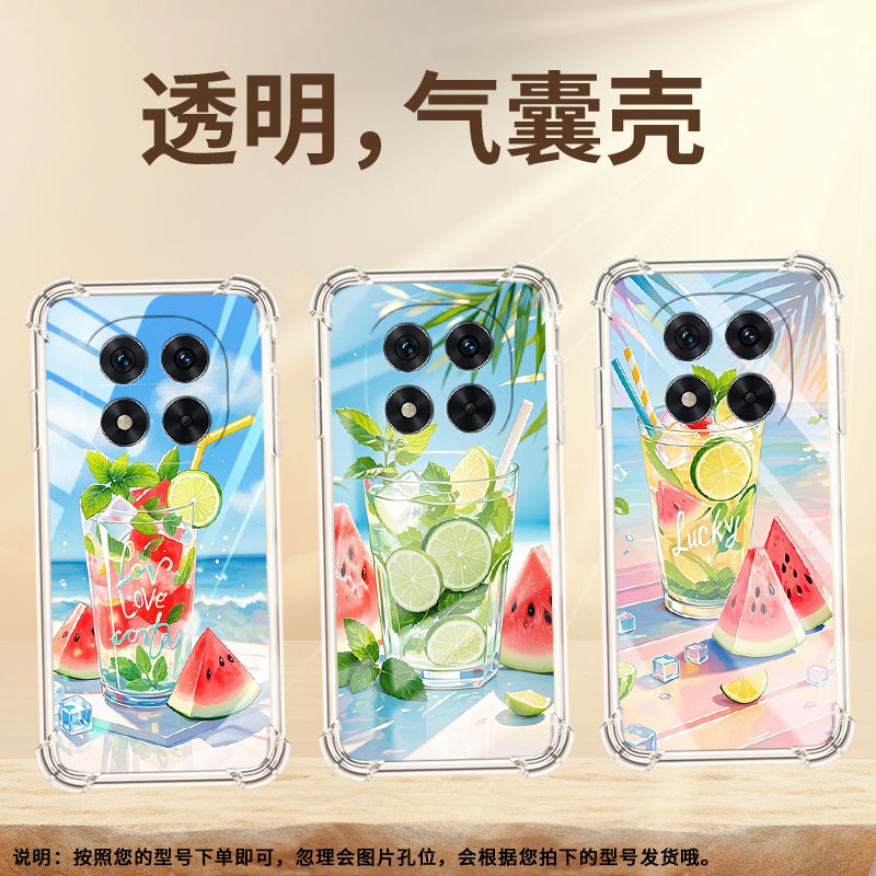 适用红米Note14Pro手机壳13Pro+防摔夏天冰饮Note14Pro5G国际版气囊壳红米Note14Pro4G高级14Pro+保护套