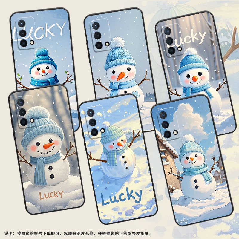适用OPPOK9手机壳K3高级PCNM00可爱雪人K7x软壳0pp0K9s硅胶K9Pro/K10防摔爆PERM10活力版商务K11x保护套