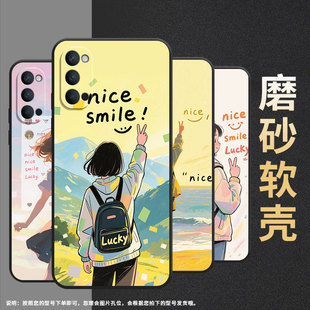适用OPPOReno手机壳10x纯黑色PCCM00商务0pp0RenoAce保护套Ace2海边风景Reno2F高级PCKM70轻薄Reno4F软壳