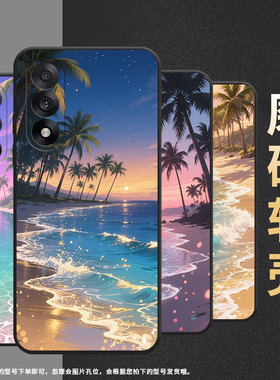 适用一加5手机壳6/6t/5t海边风景ace5至尊版高级感ace5竞速版创意A5000男女款保护套流动海水晶莹剔透磨砂