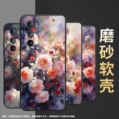 适用motoedges手机壳防摔motorolaedges30硅胶edge30保护套朦胧蔷薇花摩托罗拉edge50neo超薄xt2153-1软壳