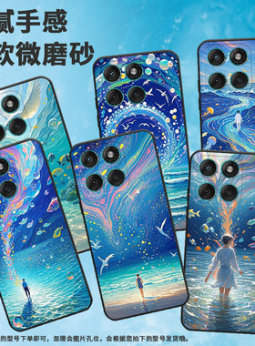 适用MOTOEdge60Pro手机壳Edge60s高级感耐磨Motorola防摔摩托罗拉G56硅胶G86全包XT2527-2流体油画保护套