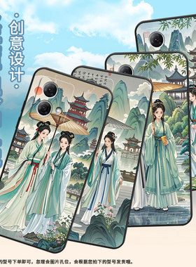 适用MOTOG50手机壳G51防摔XT2221-1蒙蒙细雨摩托罗拉G55软壳G73/G64MotorolaGPower个性XT2125-4保护套