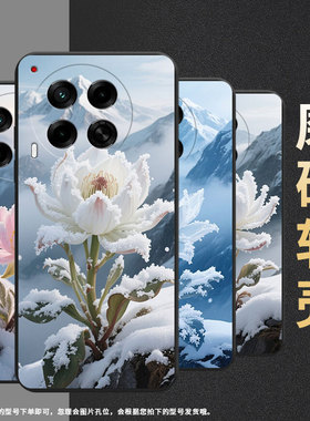 适用传音TecnoCamon30s手机壳高级感Camon30防摔TecnoCamon30Pro磨砂壳Camon30sPro全包边雪莲保护套