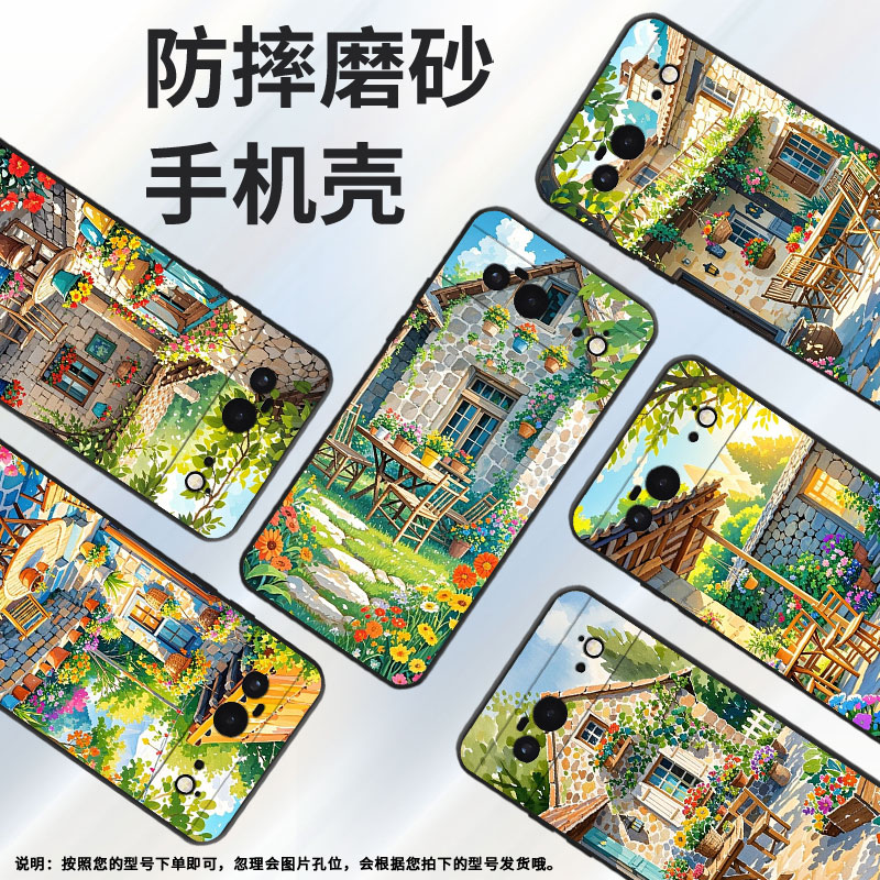 适用谷歌PixeL6手机壳Google6A时尚GWKK3全包边谷歌Pixel9Pro保护套鸟语花香G8HHN硅胶Pixel9A谷歌9软壳