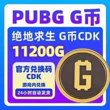 pubgG币绝地求生11200GB官方CDK兑换码充值吃鸡皮肤点券充值金币