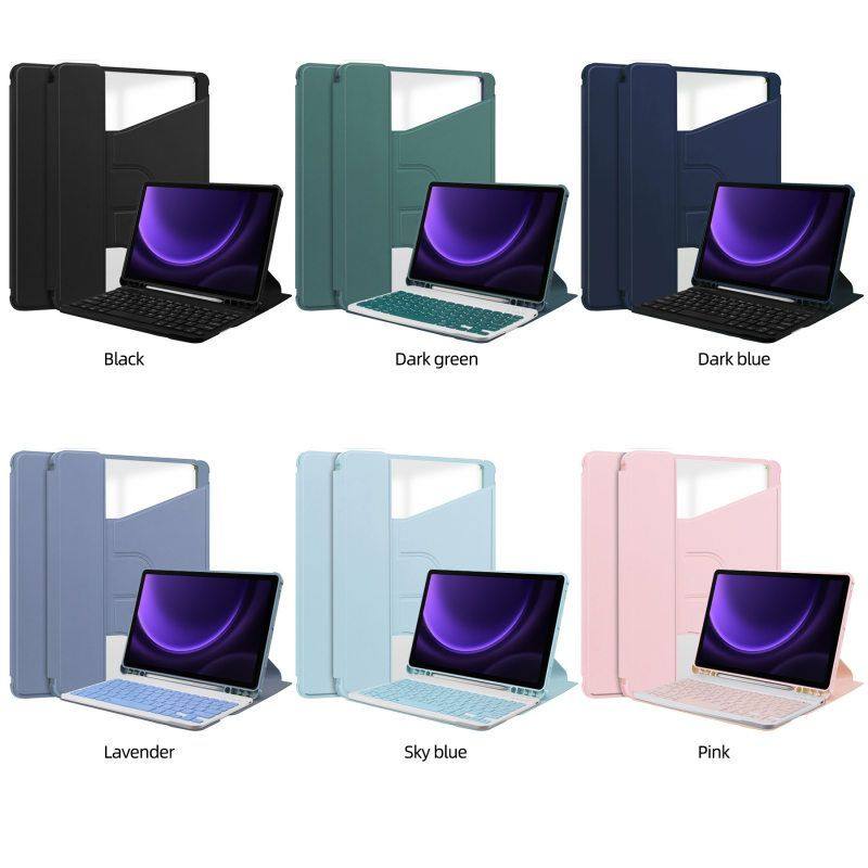 适用2023款三星S9 plus蓝牙键盘套A9分体旋转A9plus亚克力保护套