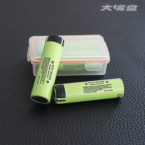 大嘴盘PD800专用电池 2节18650防水电池保护盒+电池套装