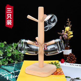 德力青苹果早餐杯牛奶杯酒店饭店茶杯摆盘果汁杯鼓形圆形直身杯子