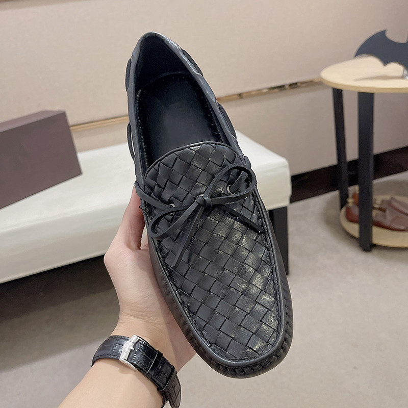 小香酷奇休闲手工编织豆豆鞋