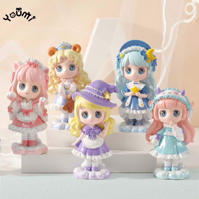 童话少女心追光少女盲盒手办二次元可爱女孩娃娃摆件学生玩具礼物