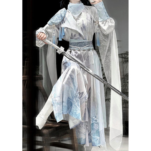 改良圆领袍汉元素古风少年感武侠