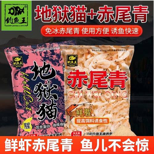 钓鱼王赤尾青地狱猫黑坑野钓鲫鲤