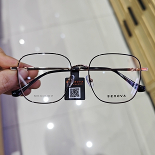 施洛华眼镜框张艺兴同款 大框显瘦可配度数女SL906 近视镜架男潮款