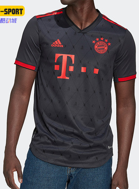 Adidas/阿迪达斯正品FCB 3 AU JSY 拜仁慕尼黑足球透气短袖H39910