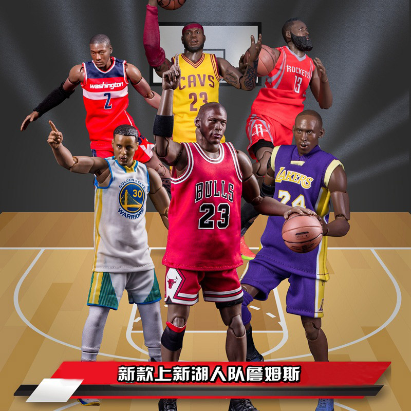 科比乔丹詹姆斯可动手办模型