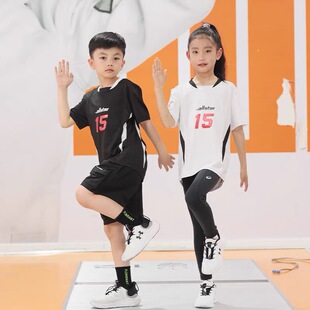 ALLEZ allstar联名款儿童击剑短袖比赛服速干上衣运动训练服