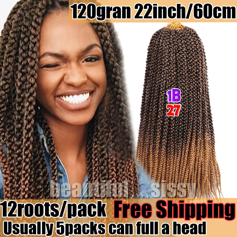 3D Cubic Twist Braiding Hair (4股3D扭辫），产品长度: 22&amp;amp;amp;rdquo;(55cm) ，一包数量: 12strands per pack (12根/包) ，产品净重: 120g ，整头需要: 6-8pack,全头建议用6-8包