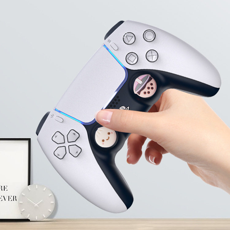 AJITOMO PS5 컨트롤러 로커 캡 밀크티 롤빵 로커 커버 실리콘 NS PRO|PS4 로커 보호 커버