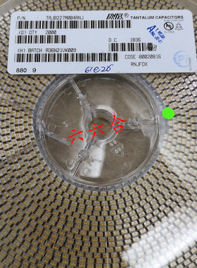 实拍现货TPSB107M006R0400 6.3V100UF107J3528AVX贴片钽电容原装