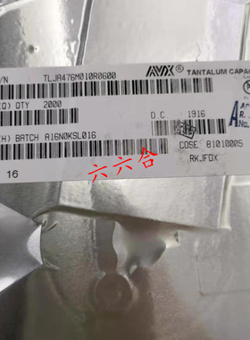 实拍现货TLJA107M004R0500 4V100UF107G3216AVX贴片钽电容原装A型