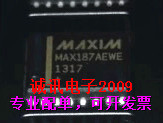 全新MAX187 MAX187BCWE 12位串行ADC芯片 +5V单电源±½LSB 可直拍