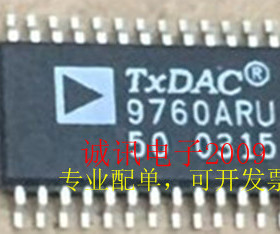 全新原装AD9760ARUZ 10位、100 MSPS+ TxDAC?数模转换器芯片