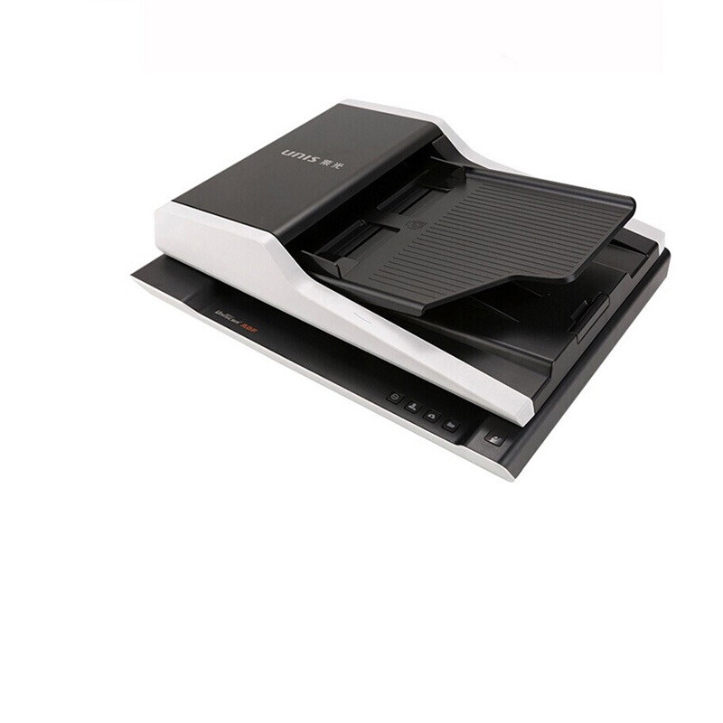 紫光f2120高速扫描仪a4幅面平板 进纸器双面扫描20页/40面/分钟自动