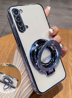 opporeno3硅胶透明电镀手机壳